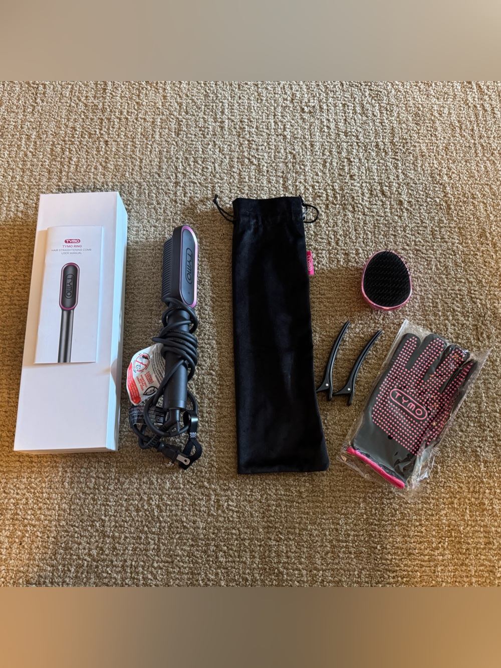 TYMO Ring Hair Straightening Comb
